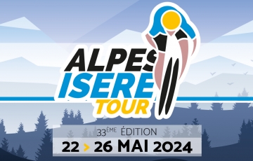 Arrivée de l'Alpes Isère Tour à Saint-Savin