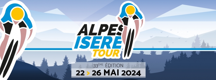 Arrivée de l'Alpes Isère Tour à Saint-Savin