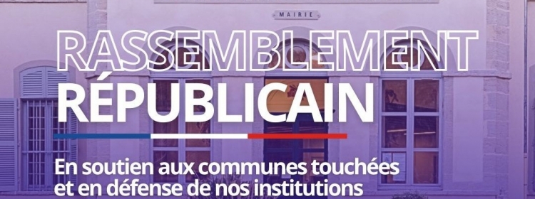 Rassemblement républicain à Saint-Savin